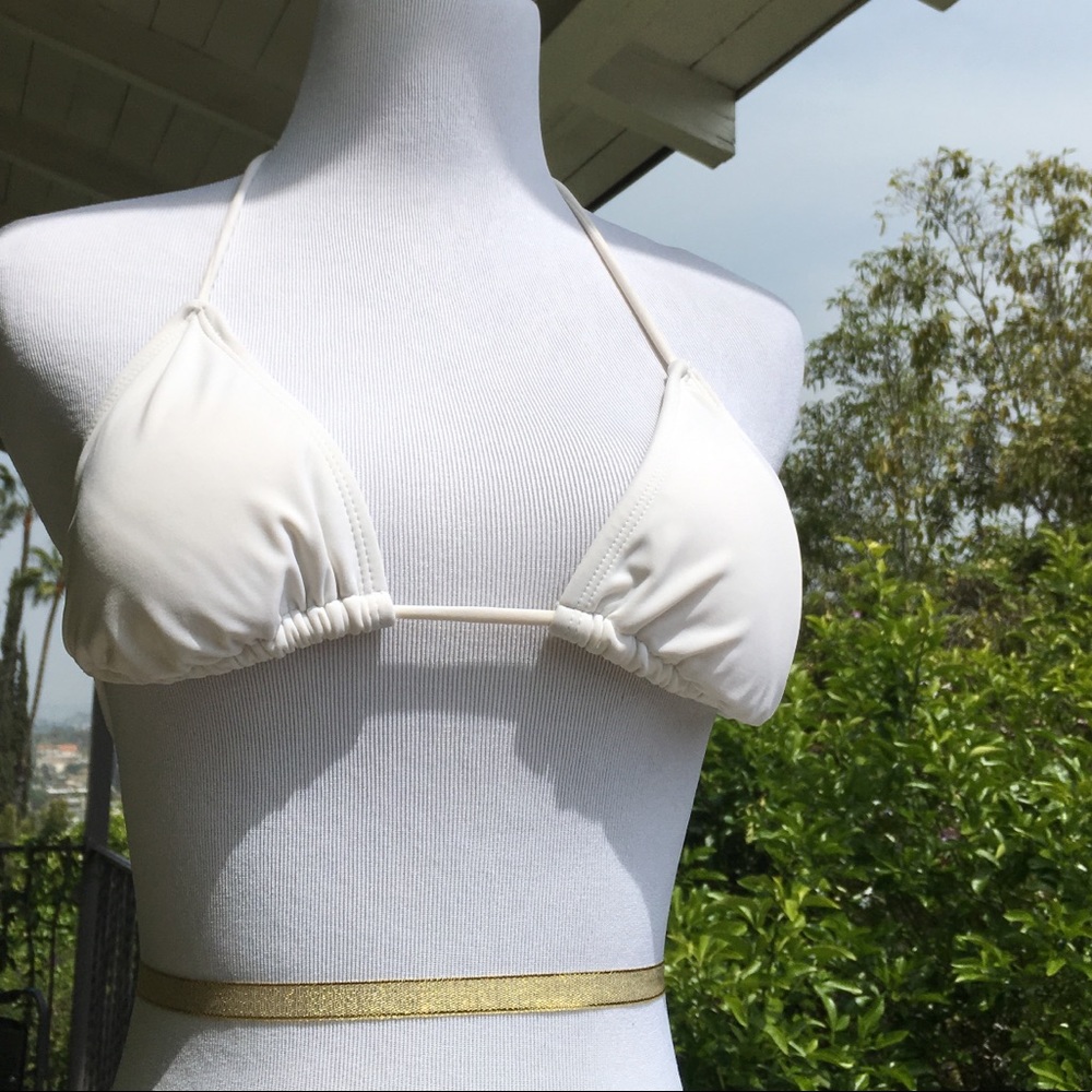 White Bikini String Top CCO